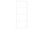 Vidaxl 151684 Sliding Door Esg Glass And Aluminium 90x205 Cm White Vidaxl 151684 Sliding Door Esg Glass And Aluminium 90x205 Cm White