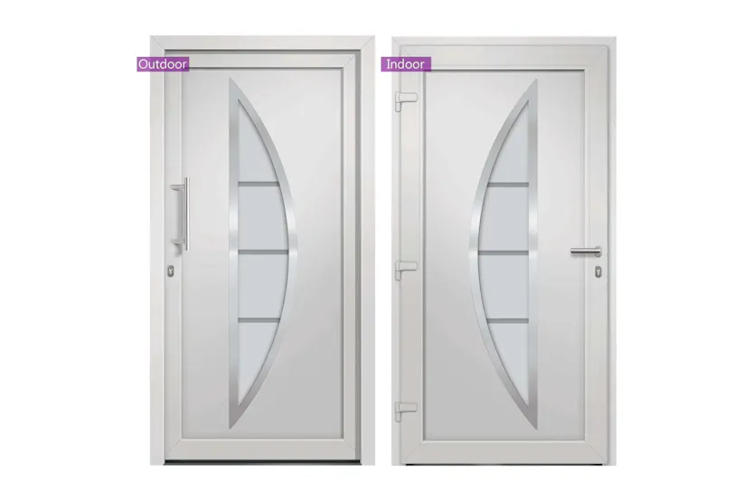 vidaXL 279199 Front Door White 88x200cm vidaXL 279199 Front Door White 88x200cm