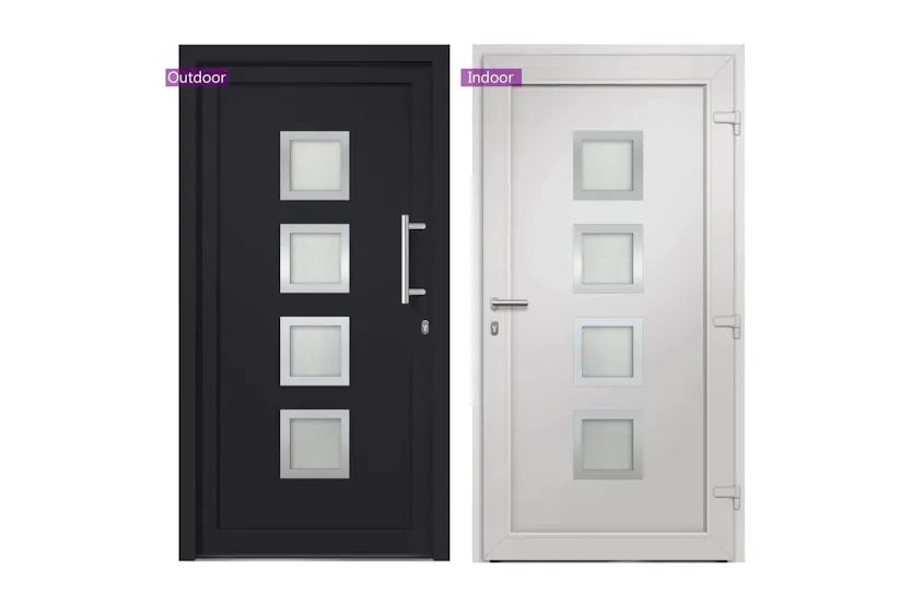 vidaXL 279195 Front Door Anthracite 98x200cm vidaXL 279195 Front Door Anthracite 98x200cm