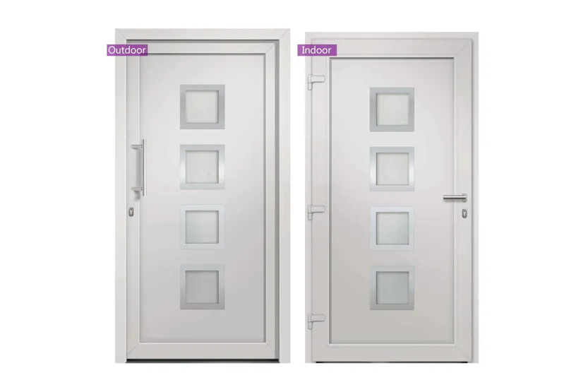 vidaXL 279178 Front Door White 98x208cm vidaXL 279178 Front Door White 98x208cm