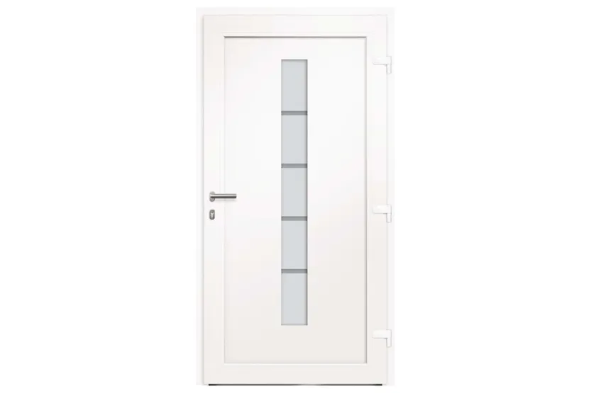 vidaXL 3056814 Front Door Aluminium And Pvc Anthracite 110x210cm vidaXL 3056814 Front Door Aluminium And Pvc Anthracite 110x210cm