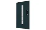 vidaXL 3056814 Front Door Aluminium And Pvc Anthracite 110x210cm vidaXL 3056814 Front Door Aluminium And Pvc Anthracite 110x210cm