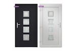 vidaXL 3187852 Front Door Anthracite 98x208cm Pvc vidaXL 3187852 Front Door Anthracite 98x208cm Pvc