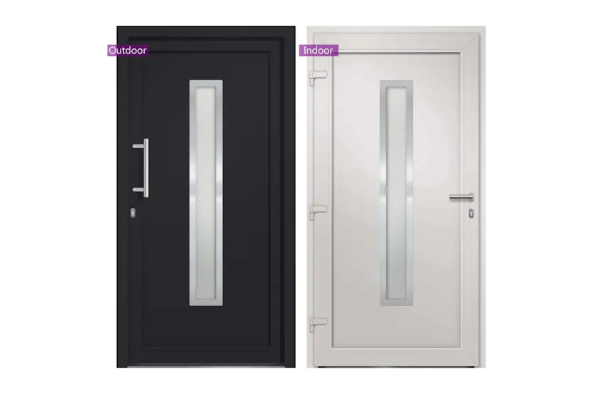 vidaXL 279237 Front Door Anthracite 98x200cm vidaXL 279237 Front Door Anthracite 98x200cm