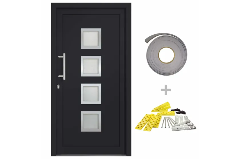 vidaXL 279191 Front Door Anthracite 108x200cm vidaXL 279191 Front Door Anthracite 108x200cm