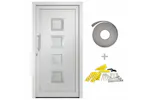 vidaXL 279175 Front Door White 88x200cm vidaXL 279175 Front Door White 88x200cm