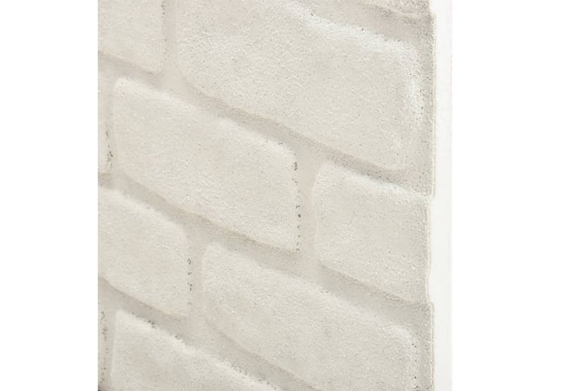 vidaXL 332927 3d Wall Panels With White Brick Design 10 Pcs Eps vidaXL 332927 3d Wall Panels With White Brick Design 10 Pcs Eps