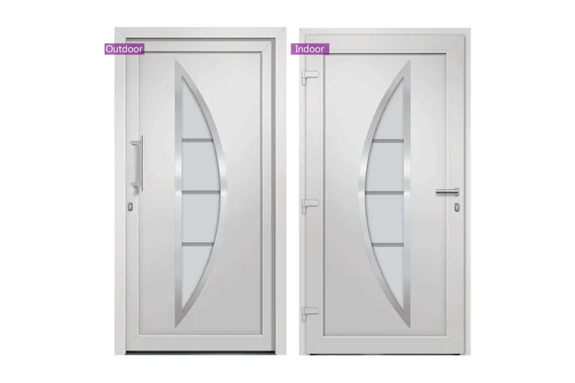 vidaXL 279204 Front Door White 108x208cm vidaXL 279204 Front Door White 108x208cm