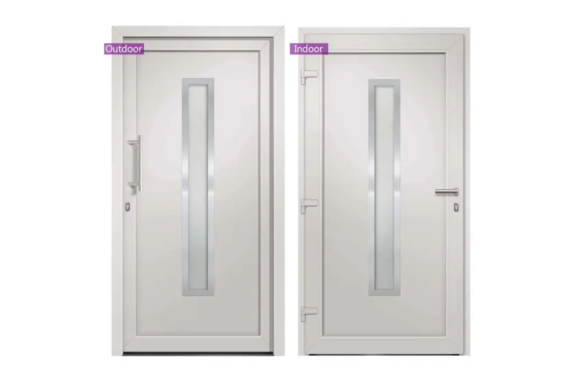 vidaXL 279225 Front Door White 98x200cm vidaXL 279225 Front Door White 98x200cm