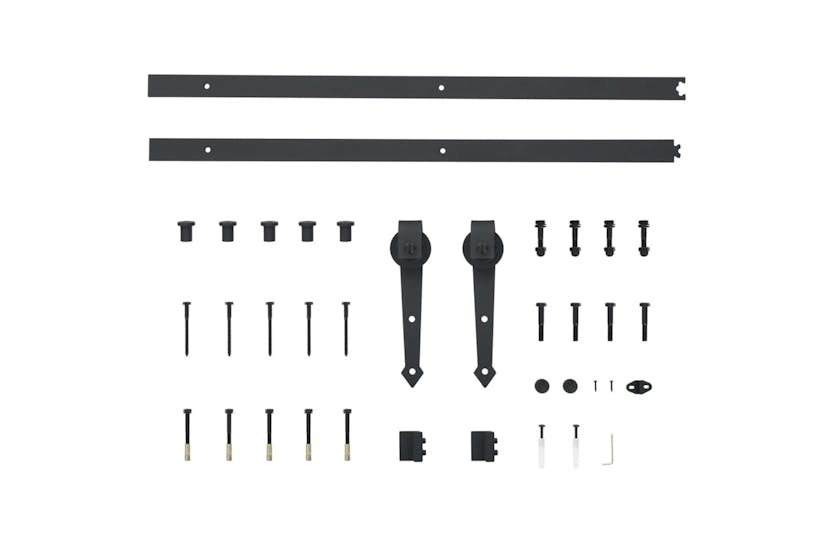 vidaXL 3057485 Sliding Door With Hardware Set 80x210cm Solid Pine Wood vidaXL 3057485 Sliding Door With Hardware Set 80x210cm Solid Pine Wood