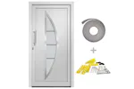 vidaXL 279204 Front Door White 108x208cm vidaXL 279204 Front Door White 108x208cm
