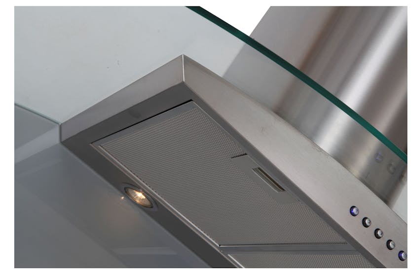 Luxair 110cm Curved Glass Hood | LA110CVDGL Luxair 110cm Curved Glass Hood | LA110CVDGL