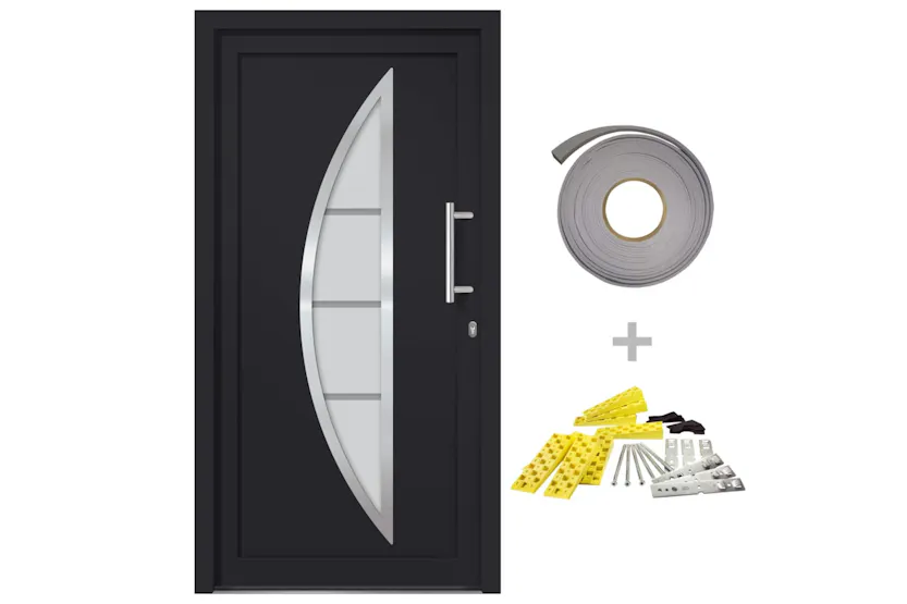 vidaXL 279218 Front Door Anthracite 98x190cm vidaXL 279218 Front Door Anthracite 98x190cm