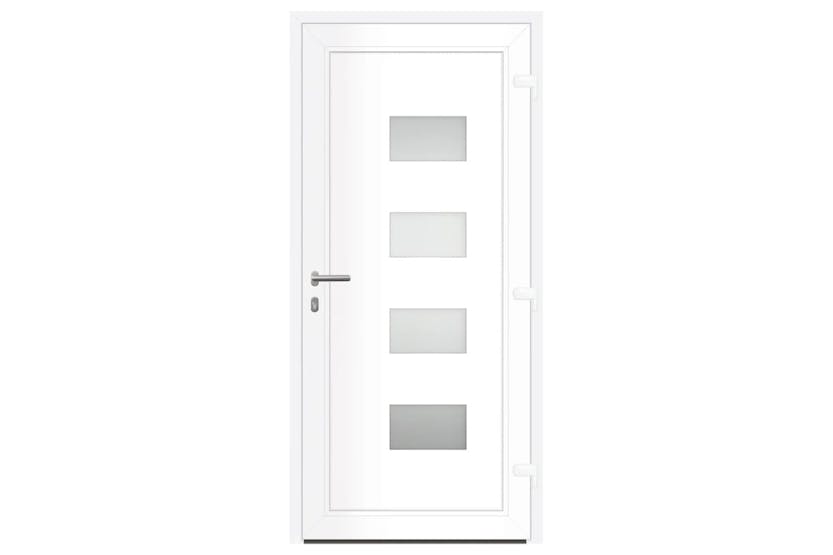 vidaXL 3157069 Front Door Anthracite 100x210cm Aluminium And Pvc vidaXL 3157069 Front Door Anthracite 100x210cm Aluminium And Pvc
