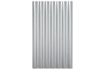 vidaXL 319132 Roof Panels 36 Pcs Powder-coated Steel Silver 60x36cm vidaXL 319132 Roof Panels 36 Pcs Powder-coated Steel Silver 60x36cm