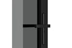 vidaXL 350563 Interior Door 102.5x201.5cm Black Esg Glass And Aluminium vidaXL 350563 Interior Door 102.5x201.5cm Black Esg Glass And Aluminium