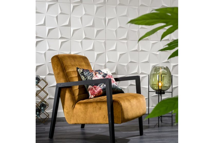 Wallart 438337 3d Wall Panels Beau 12 Pcs Ga-wa28 Wallart 438337 3d Wall Panels Beau 12 Pcs Ga-wa28