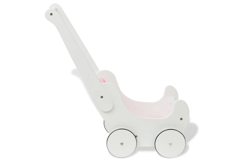 vidaXL 80177 Doll Pram Wood 53x25.7x50cm White vidaXL 80177 Doll Pram Wood 53x25.7x50cm White