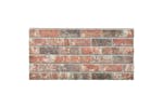 vidaXL 332922 3d Wall Panels With Dark Brown & Grey Brick Design 10 Pcs Eps vidaXL 332922 3d Wall Panels With Dark Brown & Grey Brick Design 10 Pcs Eps