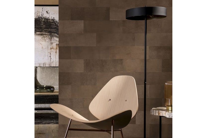 Wallart 440925 Leather Tiles Belcher Rugged Brown 16 Pcs Wallart 440925 Leather Tiles Belcher Rugged Brown 16 Pcs