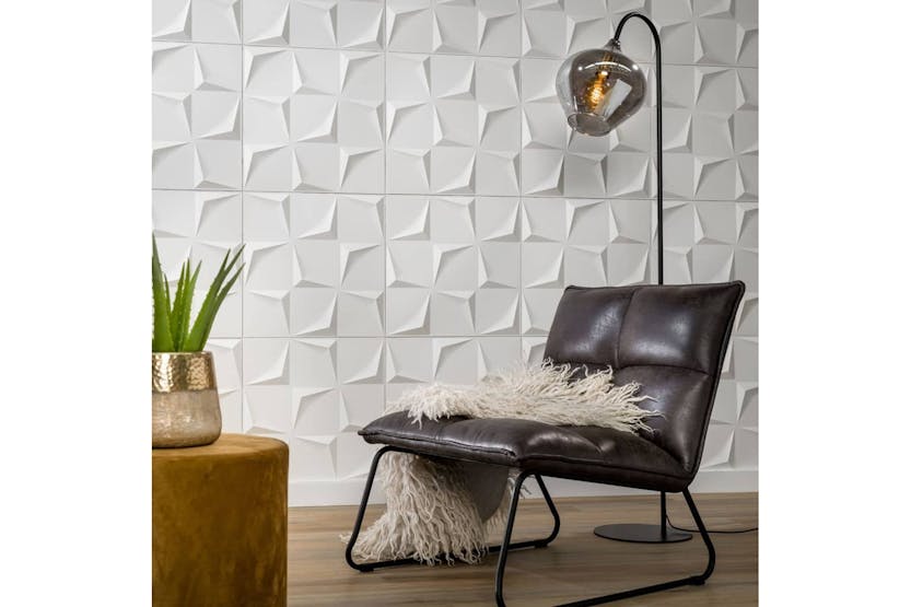 Wallart 438337 3d Wall Panels Beau 12 Pcs Ga-wa28 Wallart 438337 3d Wall Panels Beau 12 Pcs Ga-wa28