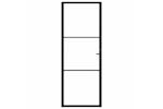 vidaXL 151198 Interior Door Esg Glass And Aluminium 76x201.5cm Black vidaXL 151198 Interior Door Esg Glass And Aluminium 76x201.5cm Black