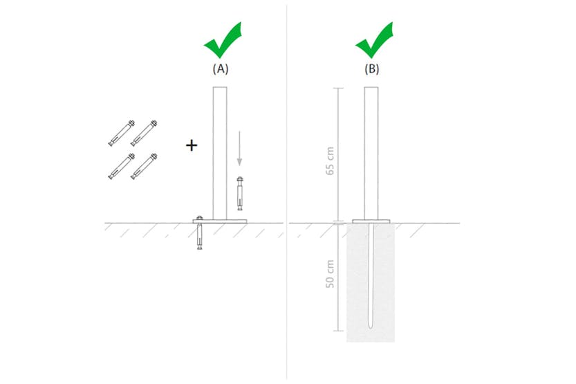 vidaXL 45045 Replacement Steel Feet 2 Pcs 115cm Silver vidaXL 45045 Replacement Steel Feet 2 Pcs 115cm Silver