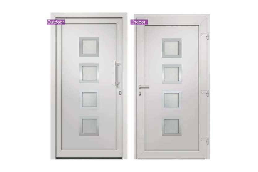 vidaXL 279181 Front Door White 88x200cm vidaXL 279181 Front Door White 88x200cm