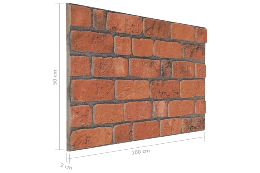 vidaXL 149580 3d Wall Panels With Terracotta Brick Design 10 Pcs Eps vidaXL 149580 3d Wall Panels With Terracotta Brick Design 10 Pcs Eps
