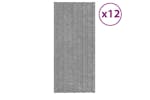 vidaXL 317221 Roof Panels 12 Pcs Galvanised Steel Silver 100x45cm vidaXL 317221 Roof Panels 12 Pcs Galvanised Steel Silver 100x45cm