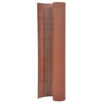 Vidaxl 317149 Double-sided Garden Fence 90x400 Cm Brown Vidaxl 317149 Double-sided Garden Fence 90x400 Cm Brown