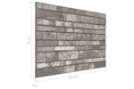 vidaXL 149584 3d Wall Panels With Dark Grey Brick Design 10 Pcs Eps vidaXL 149584 3d Wall Panels With Dark Grey Brick Design 10 Pcs Eps