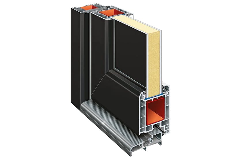 vidaXL 3157103 Front Door Anthracite 98x200cm Pvc vidaXL 3157103 Front Door Anthracite 98x200cm Pvc