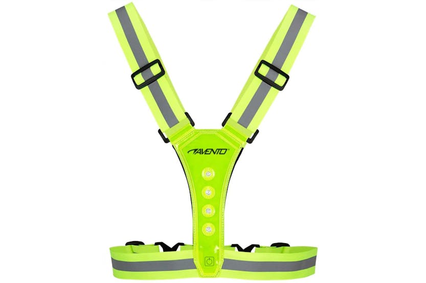Avento 423077 Led Safety Vest One Size 74ow-flg-one Avento 423077 Led Safety Vest One Size 74ow-flg-one