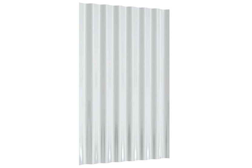 vidaXL 319126 Roof Panels 12 Pcs Powder-coated Steel Anthracite 60x36cm vidaXL 319126 Roof Panels 12 Pcs Powder-coated Steel Anthracite 60x36cm