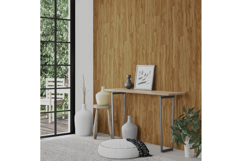 Vidaxl Wall Panels Wood Look Brown Pvc 2.06 M² Vidaxl Wall Panels Wood Look Brown Pvc 2.06 M²