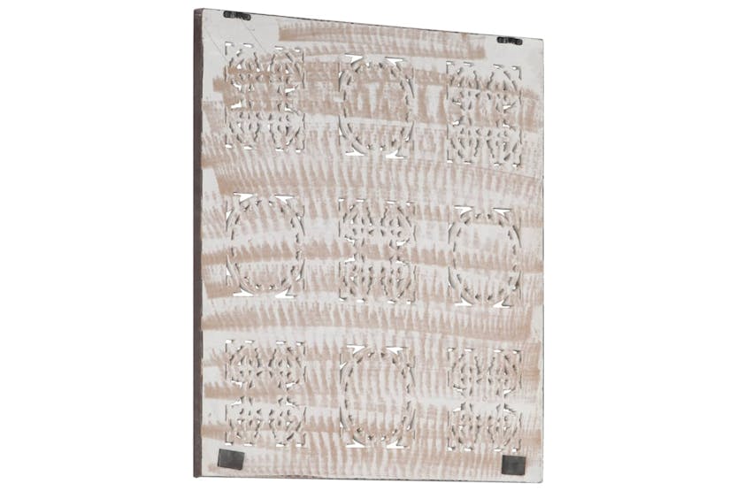 vidaXL 321654 Hand-carved Wall Panel Mdf 60x60x1.5cm Brown And White vidaXL 321654 Hand-carved Wall Panel Mdf 60x60x1.5cm Brown And White