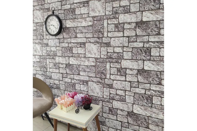 vidaXL 149586 3d Wall Panels With Light Grey Brick Design 10 Pcs Eps vidaXL 149586 3d Wall Panels With Light Grey Brick Design 10 Pcs Eps