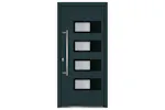vidaXL 3157072 Front Door Anthracite 100x210cm Aluminium And Pvc vidaXL 3157072 Front Door Anthracite 100x210cm Aluminium And Pvc