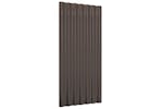 vidaXL 319135 Roof Panels 12 Pcs Powder-coated Steel Brown 80x36cm vidaXL 319135 Roof Panels 12 Pcs Powder-coated Steel Brown 80x36cm