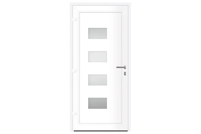 vidaXL 3157072 Front Door Anthracite 100x210cm Aluminium And Pvc vidaXL 3157072 Front Door Anthracite 100x210cm Aluminium And Pvc