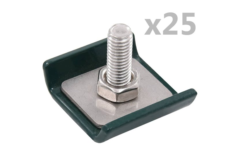 vidaXL 144499 Grid Mat Connector 25 Sets Green vidaXL 144499 Grid Mat Connector 25 Sets Green