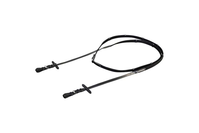 vidaXL 90895 Leather Flash Bridle With Reins And Bit Black Pony vidaXL 90895 Leather Flash Bridle With Reins And Bit Black Pony