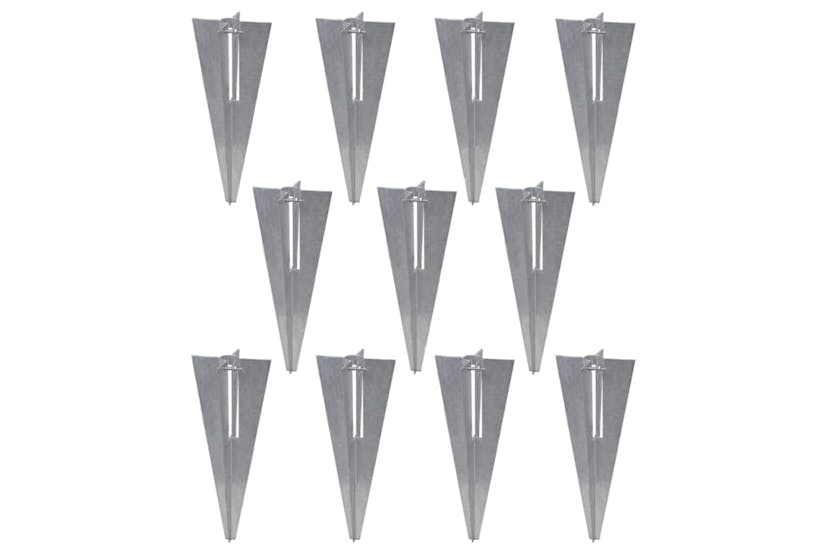 vidaXL 141506 Chain Link Fence With Posts Spike Galvanised Steel 25x0.8 M vidaXL 141506 Chain Link Fence With Posts Spike Galvanised Steel 25x0.8 M