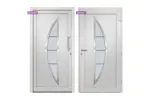 vidaXL 279207 Front Door White 98x200cm vidaXL 279207 Front Door White 98x200cm