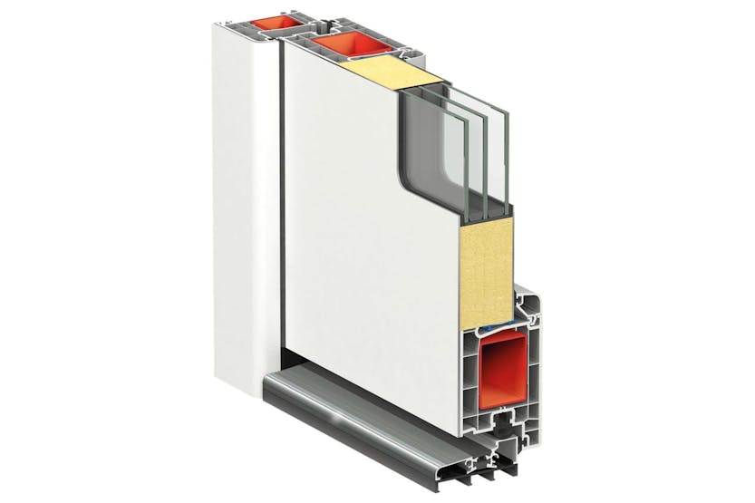 vidaXL 3157067 Front Door White 110x210cm Aluminium And Pvc vidaXL 3157067 Front Door White 110x210cm Aluminium And Pvc