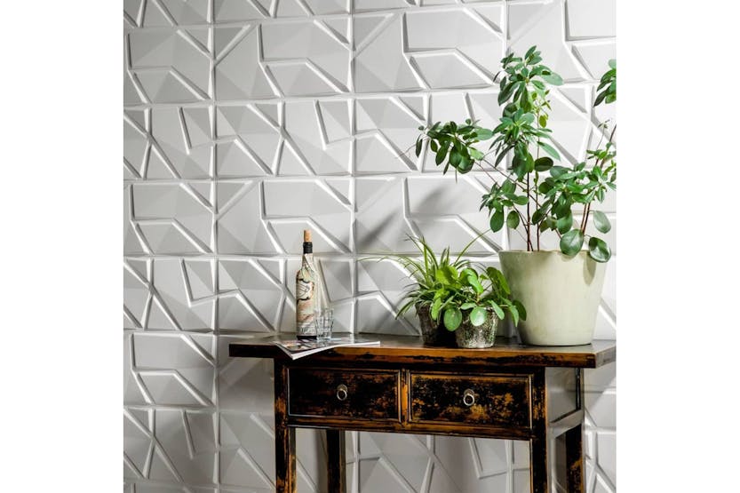 Wallart 438340 3d Wall Panels Liam 12 Pcs Ga-wa31 Wallart 438340 3d Wall Panels Liam 12 Pcs Ga-wa31