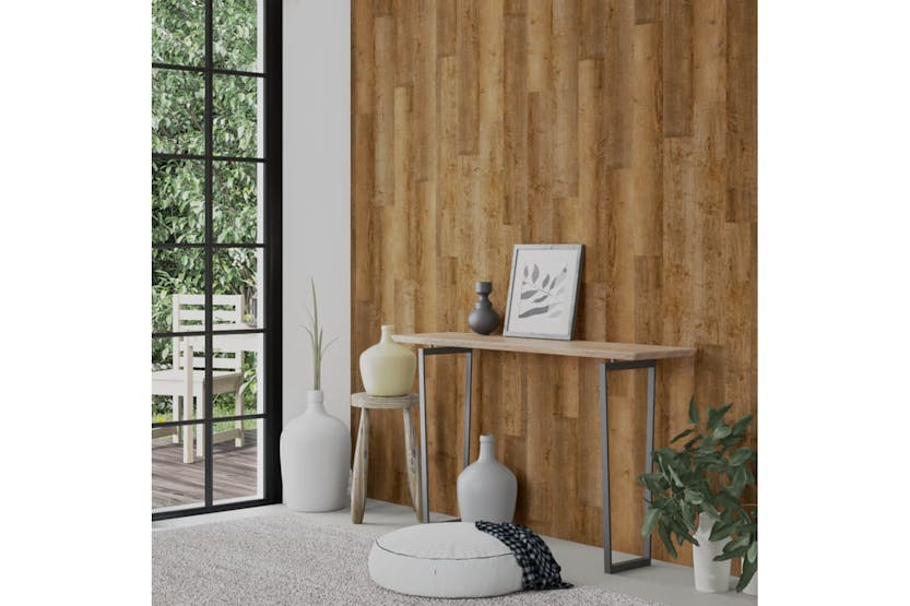 Vidaxl Wall Panels Wood Look Brown Pvc 2.06 M² Vidaxl Wall Panels Wood Look Brown Pvc 2.06 M²