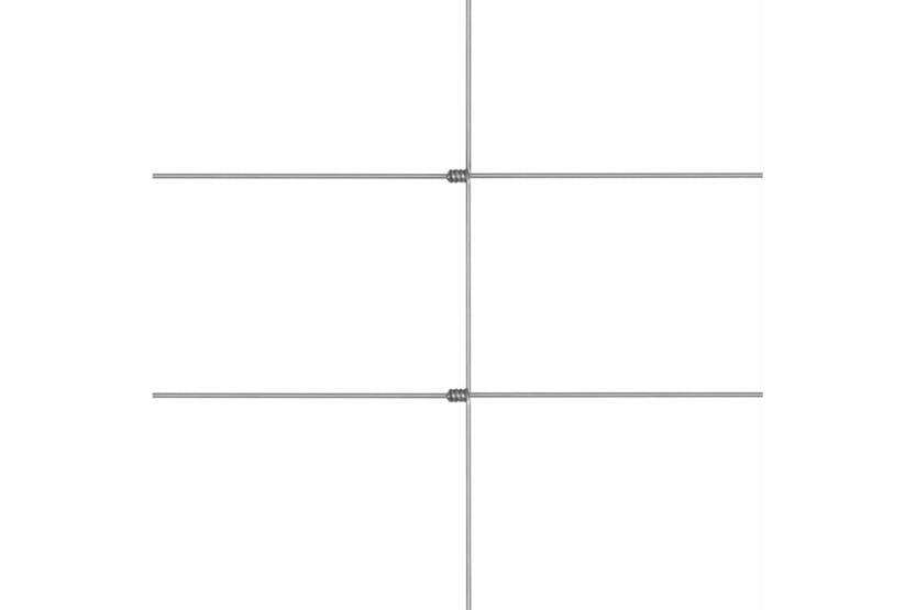 vidaXL 149495 Garden Fence Galvanised Steel 50x0.8 M Silver vidaXL 149495 Garden Fence Galvanised Steel 50x0.8 M Silver