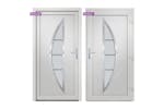 vidaXL 3187869 Front Door White 98x200cm Pvc vidaXL 3187869 Front Door White 98x200cm Pvc